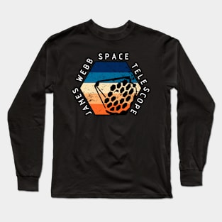 vintage retro James Webb Space Telescope Retro Cosmic JWST Vintage Space Long Sleeve T-Shirt